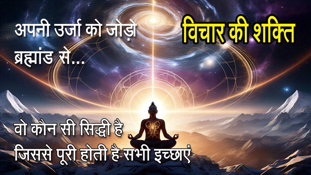आपके विचार में छुपी है ब्रह्मांड की शक्ति। जो चाहो, वो मिलेगा. Manifest Anything You Want