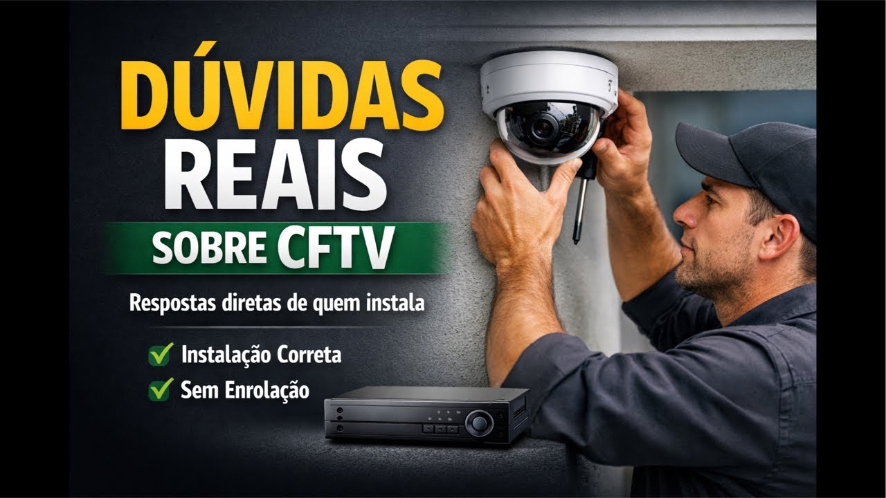 DÚVIDAS REAIS SOBRE CFTVRespostas diretas de quem instala