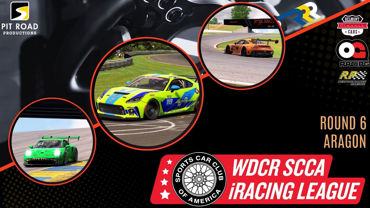 WDCR  SCCA Virtual Racing League 2026 S1 - Round 6 - Aragon
