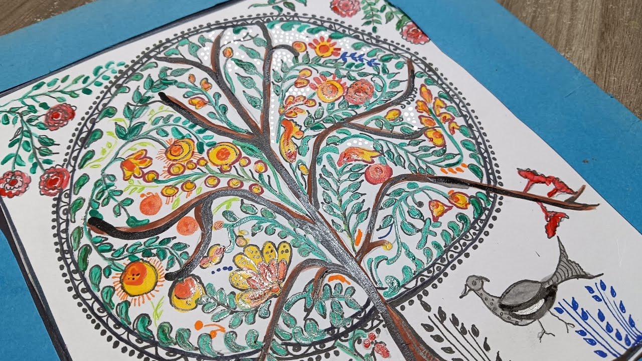 Madhubani art /indian artstyle