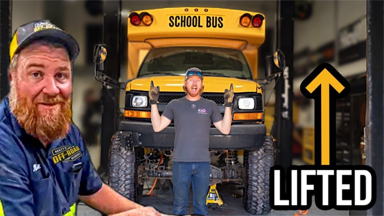 We Got a Call from @Matt's Off Road Recovery to Build a LIFTED SCHOOL BUS!