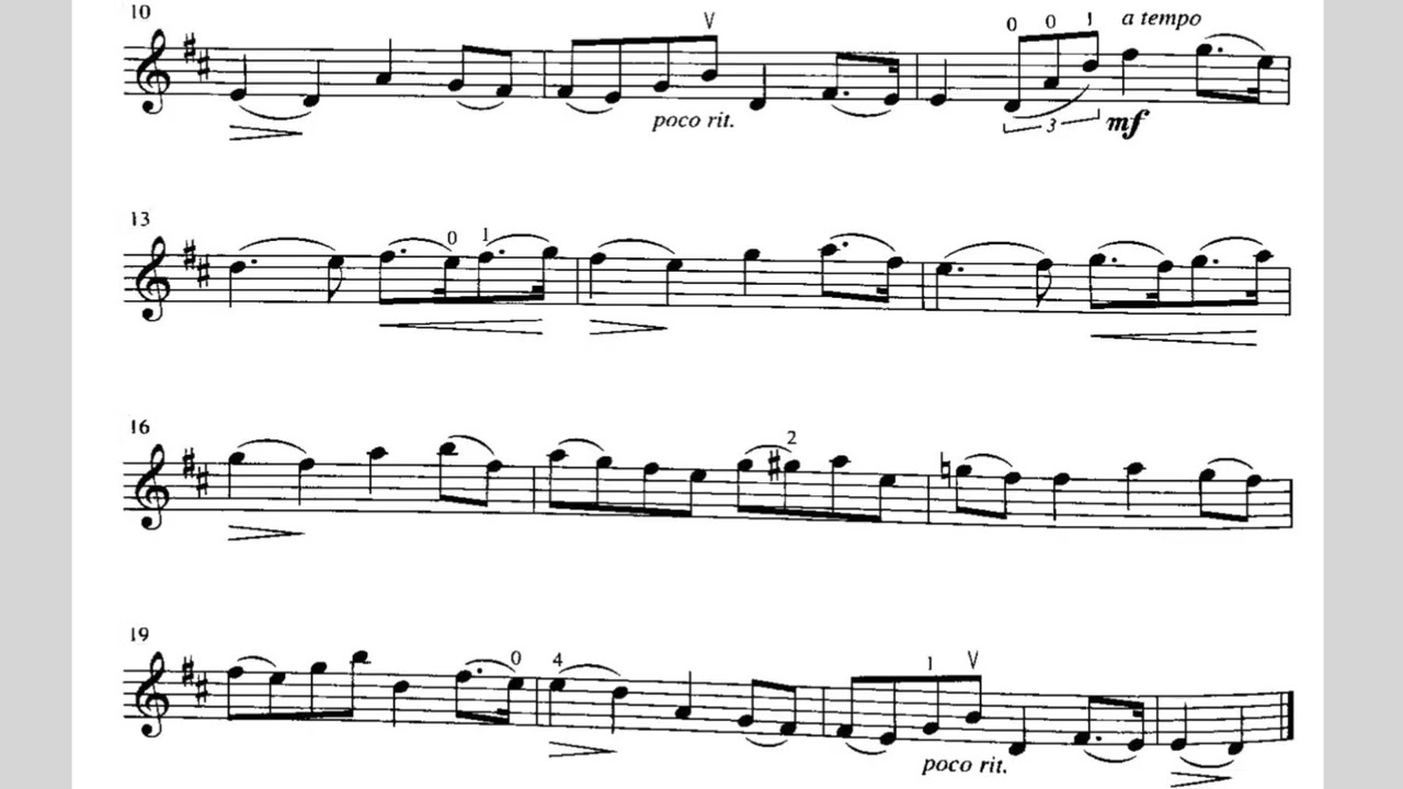 Farewell op.52, no.5 - L.V.Beethoven, arr.Alfred Moffat- RCM Violin 2021 Level 2 - Sheet music