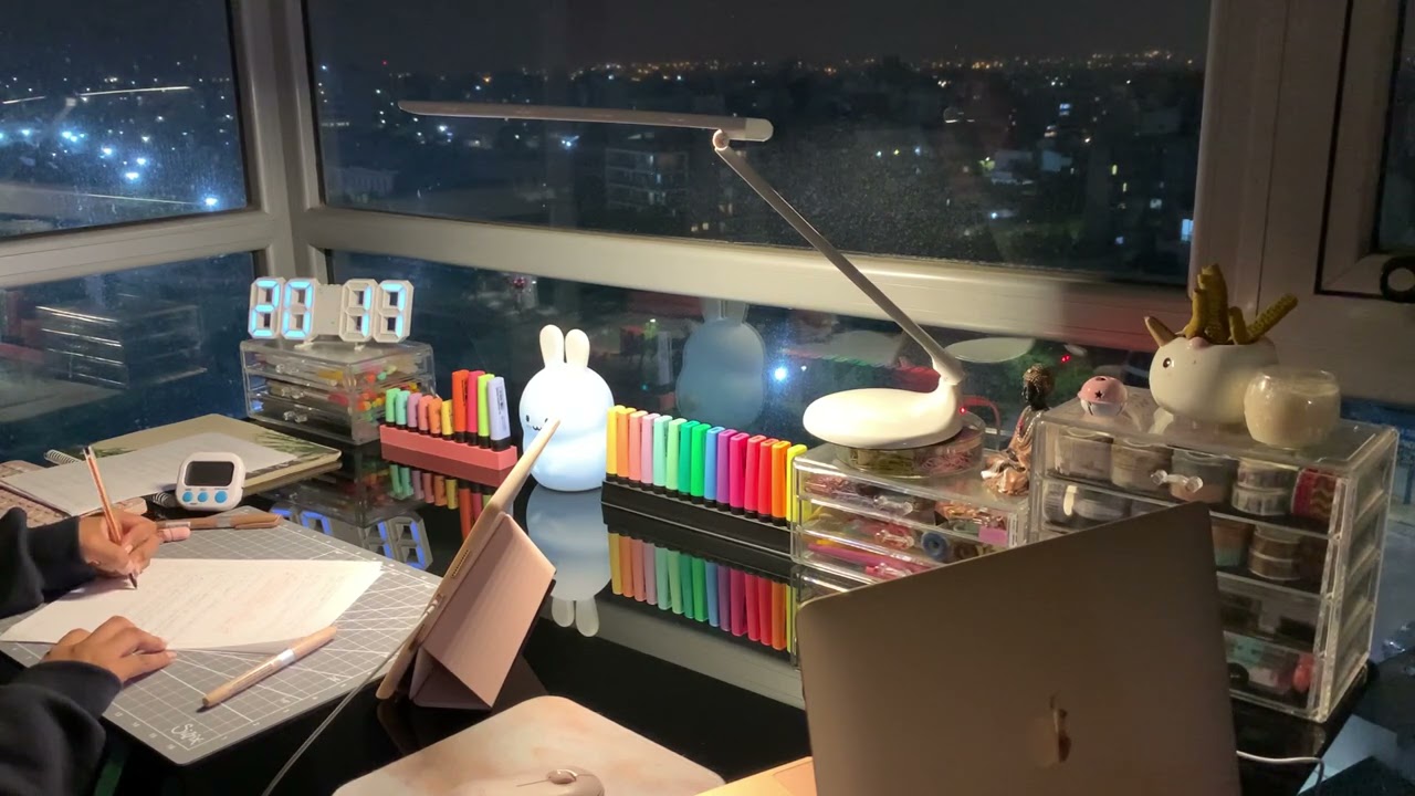 2 HOURS | study with me with music #20 | genshin impact