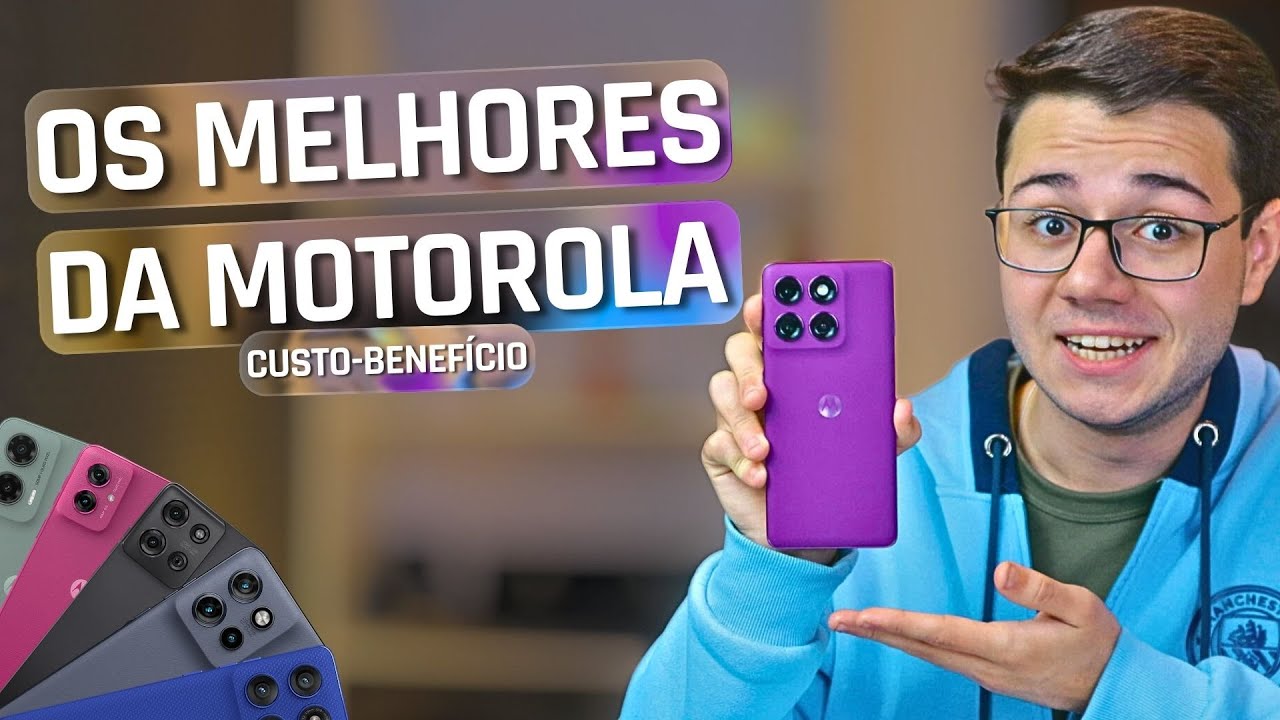 Os 5 MELHORES Motorola HOJE! | Guia Definitivo de Compra - 2025