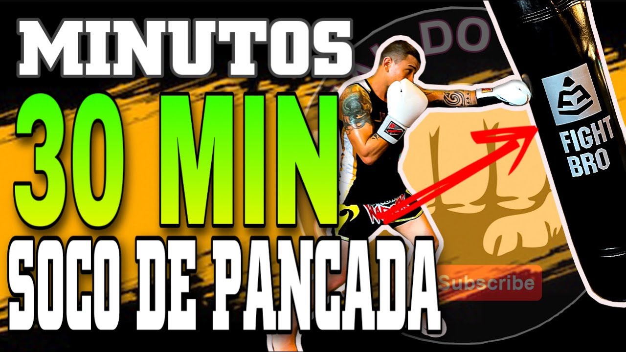 30 MINUTOS DE TREINO NO SACO DE PANCADA 10 rounds treino completo no saco de pancadas