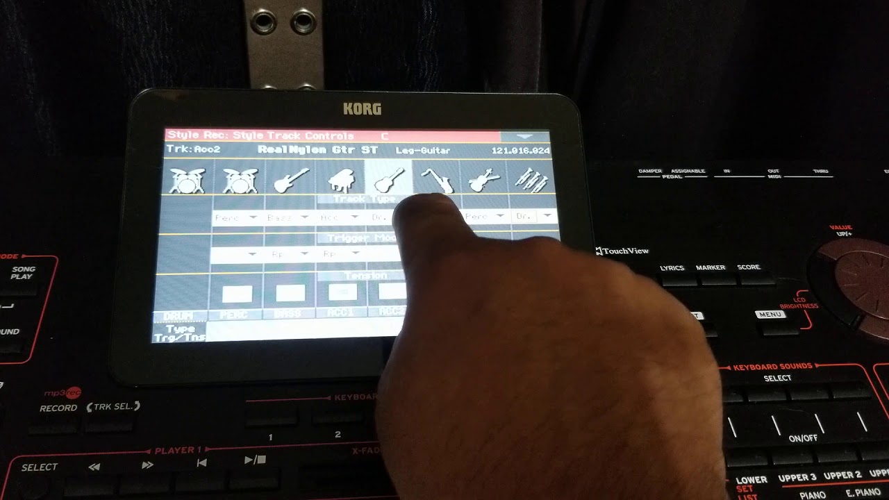 como crear ritmo co bateria y percucion por separado en korg pax4 y pa 600 y mas