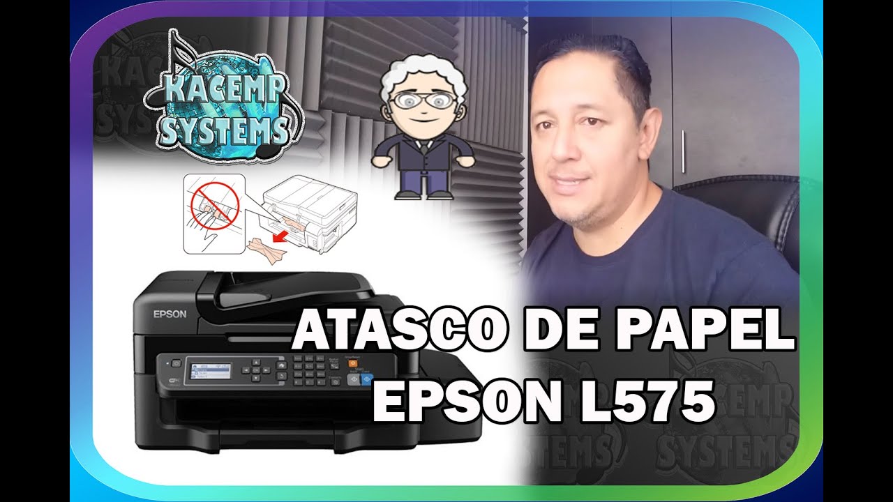 ATASCO DE PAPEL IMPRESORA EPSON L575