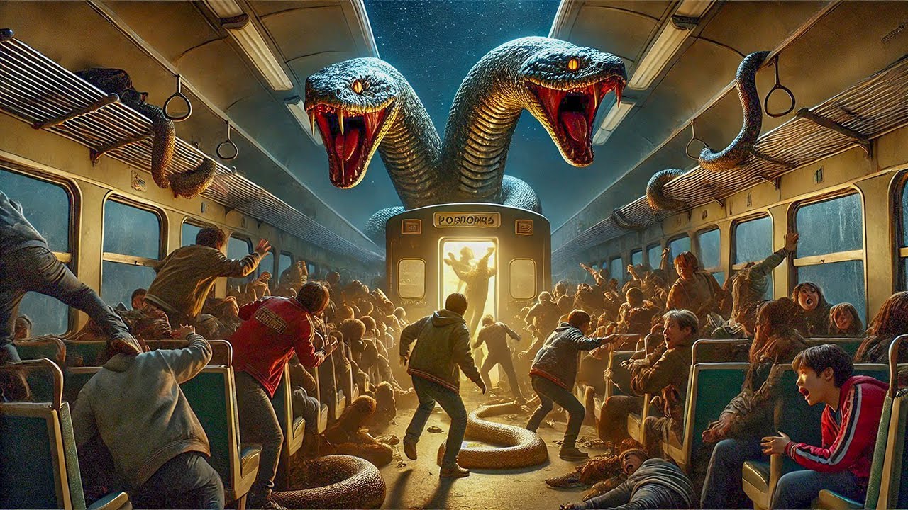 蛇王現世！ 蛇王帶領群蛇侵入人類列車，乘客遭到襲擊！【蛇王 King of Snake】丨驚悚 冒險 災難 #奇妙影视馆