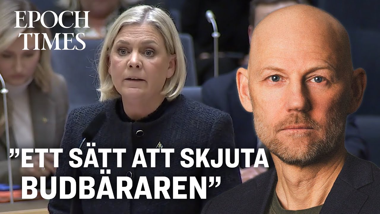 Jörgen Huitfeldt om Andersson (S): Skapar allmän misstro mot journalistik