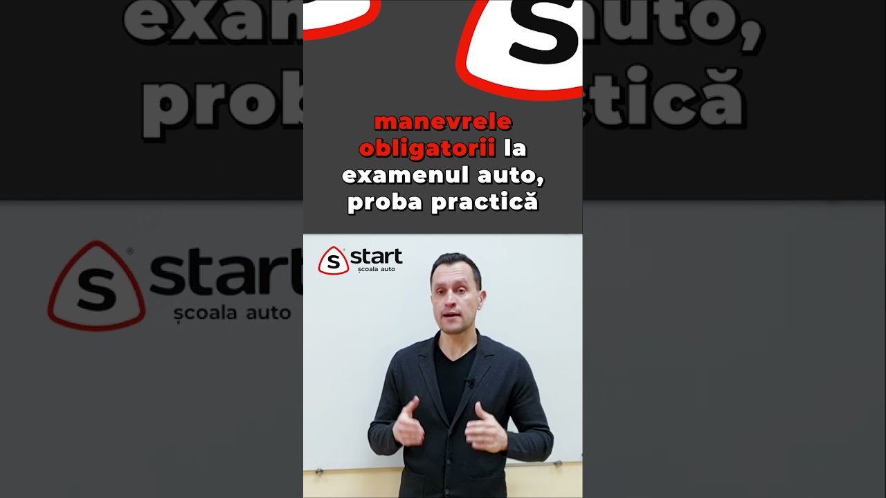 Manevre obligatorii la examenul auto, proba practică 🚗
