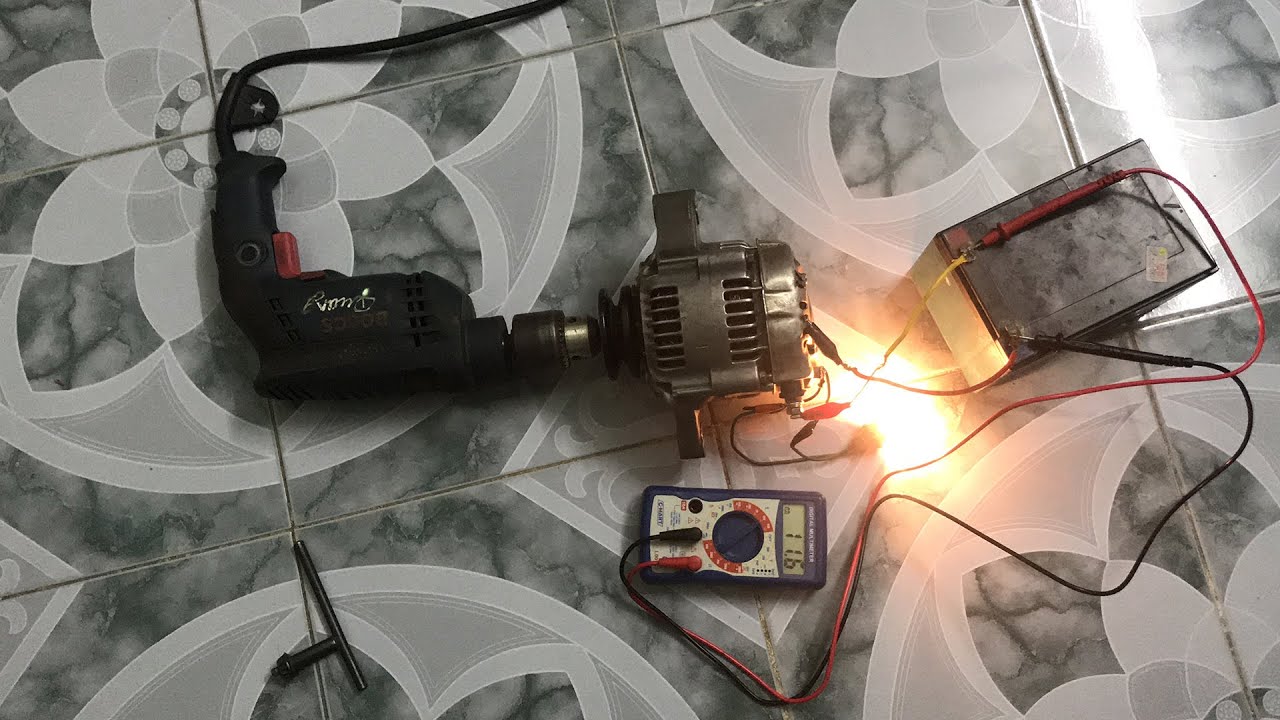 Test máy phát điện ôtô để sạc ắc quy - 0942359986 | Xe Hải Đăng