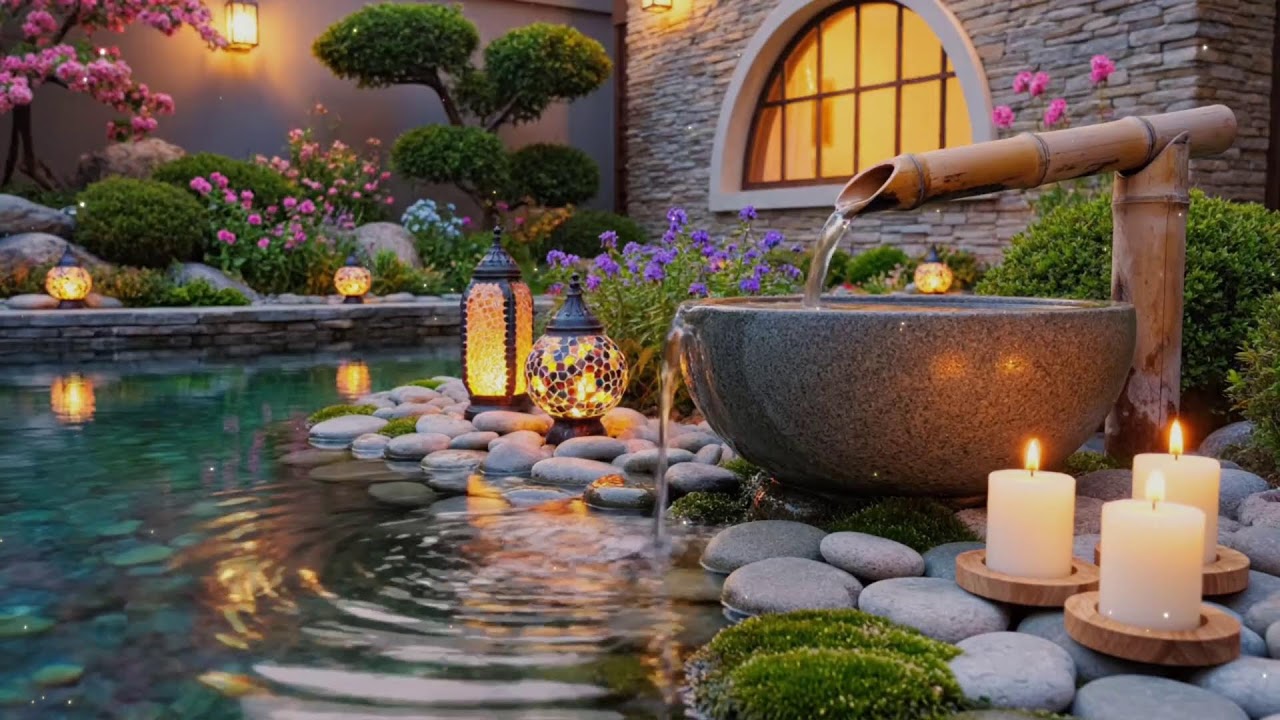 Relaxing Piano with Nature Water 🌿 Soothing Stress, Healing Mood & Inner Peace