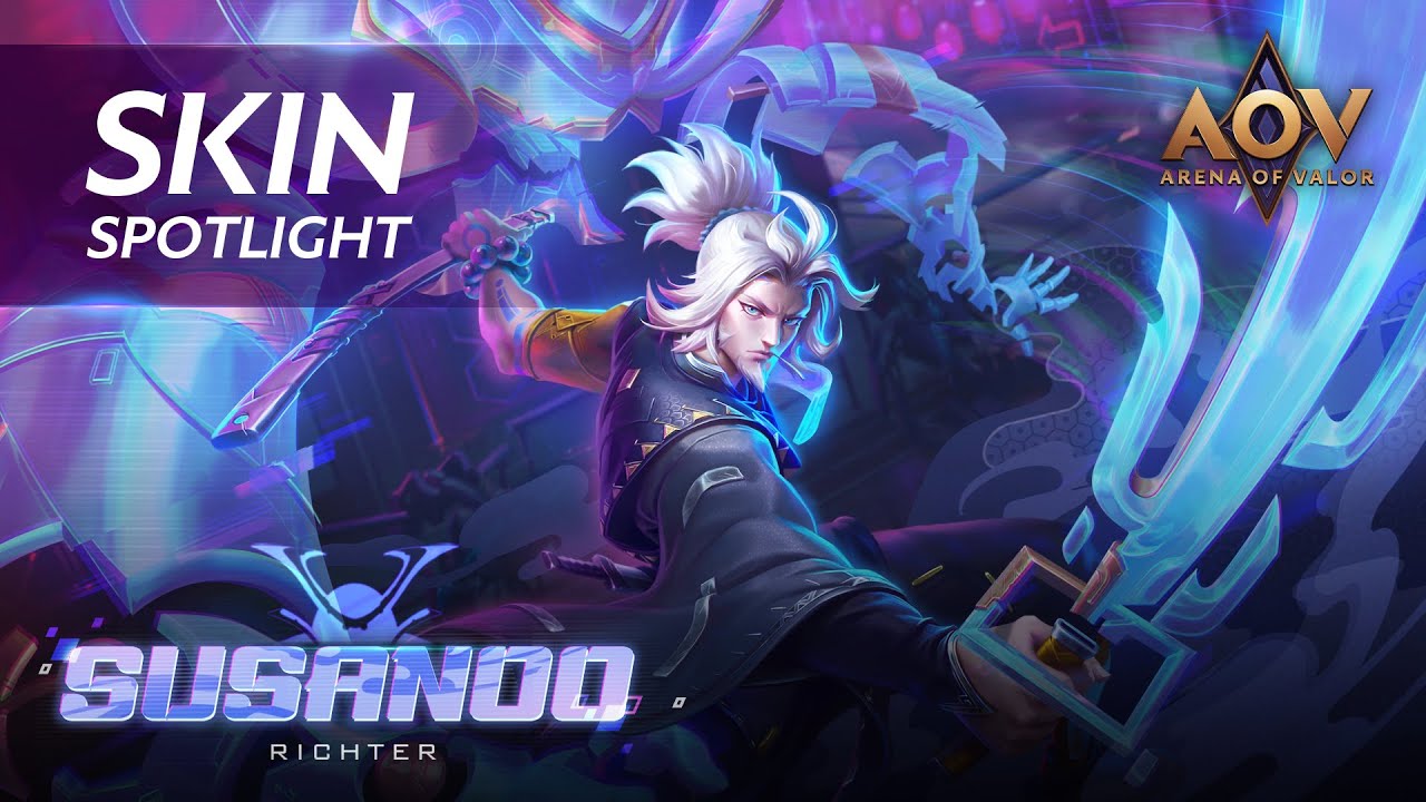 Richter Susanoo Skin Spotlight - Garena AOV (Arena of Valor)