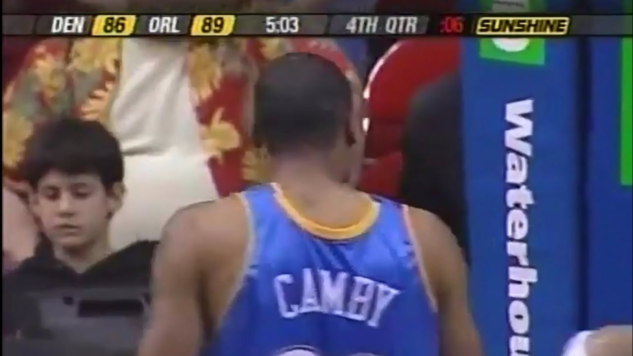 Marcus Camby 12pts/20rebs/4asts/4blks vs Magic (2004)