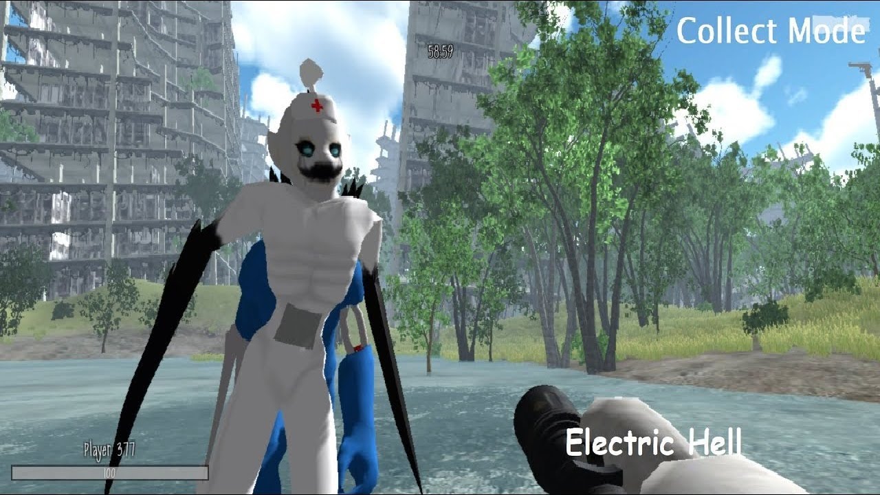 Slendytubbies 3: Awakening - Collect Mode | Electric Hell (Day)