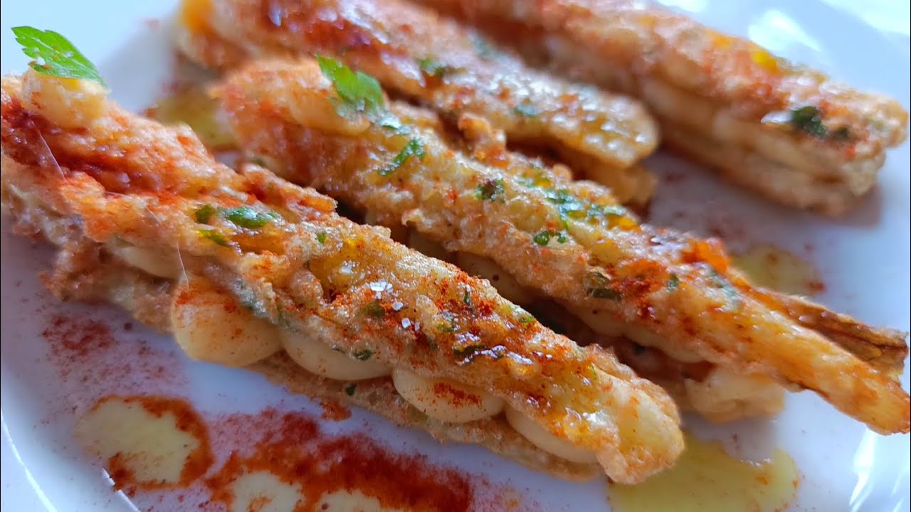 PENCAS DE ACELGA RELLENAS PURE AL PIMENTÓN #cocinamediterranea #cocinaconsabor #canaldecocina