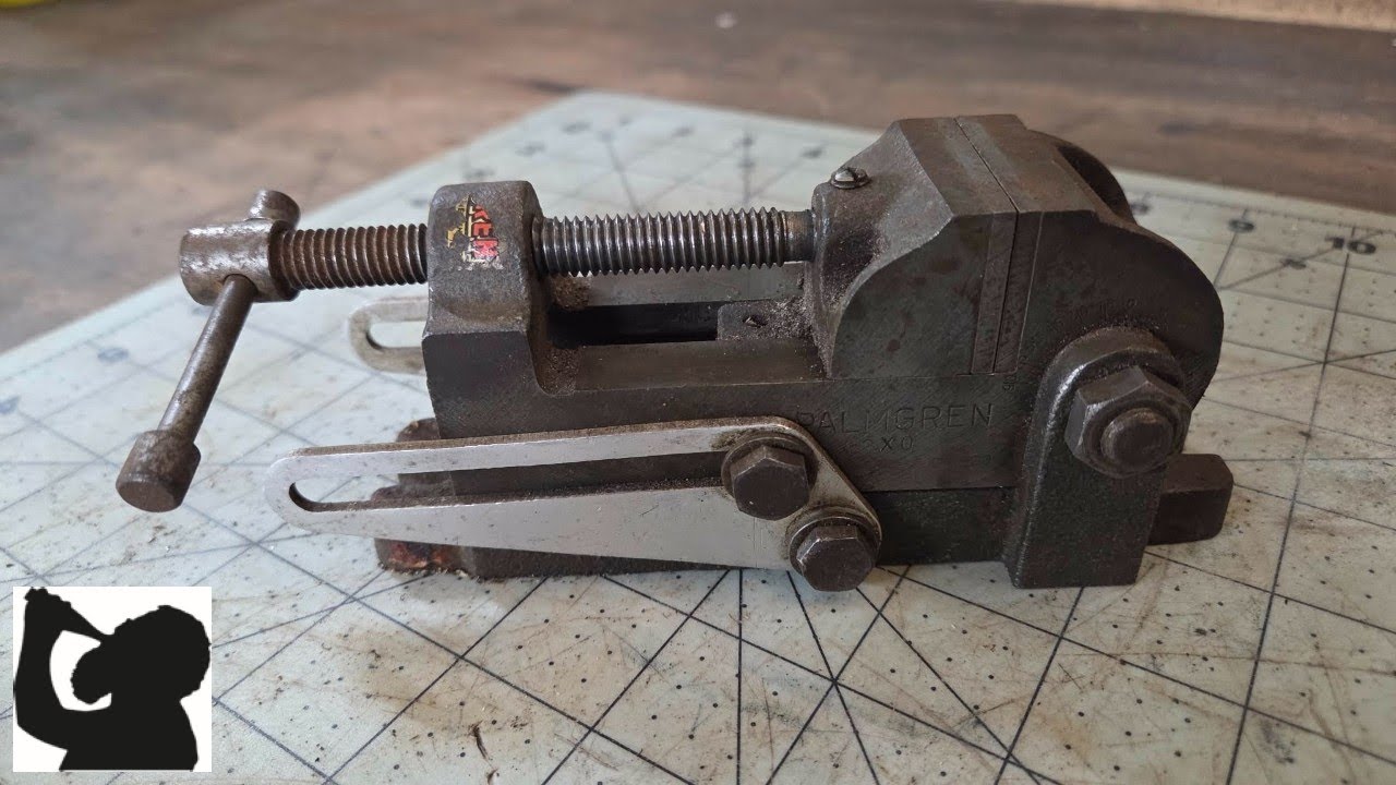 Vintage Palmgren Angle Tilting Drill Press Vise Clean Up