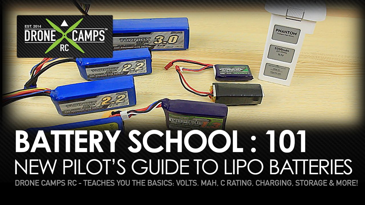 Drone Camps RC - Battery School 101 - UPDATED!