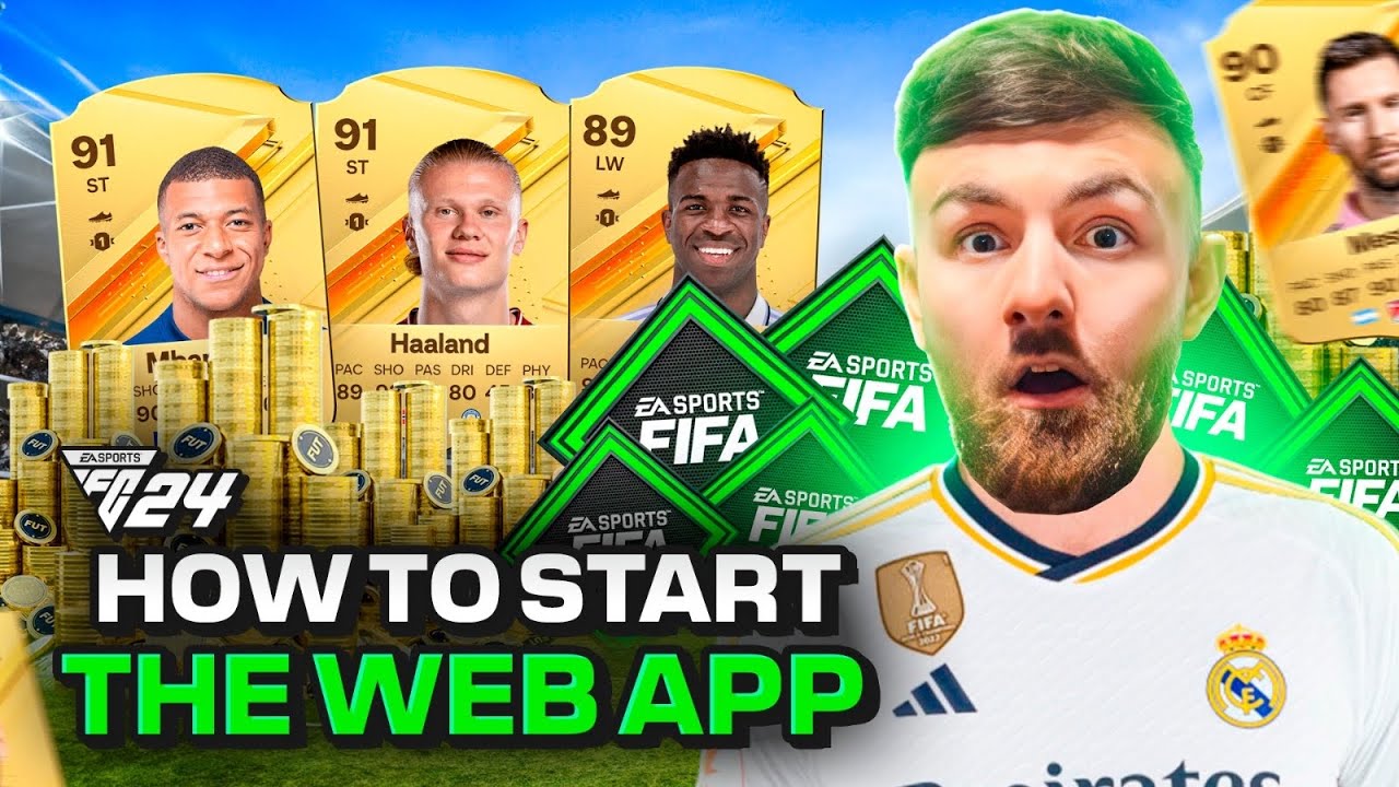 How to MAKE COINS FAST on the EAFC 24 web app (How to start the web app) *EAFC web app guide*