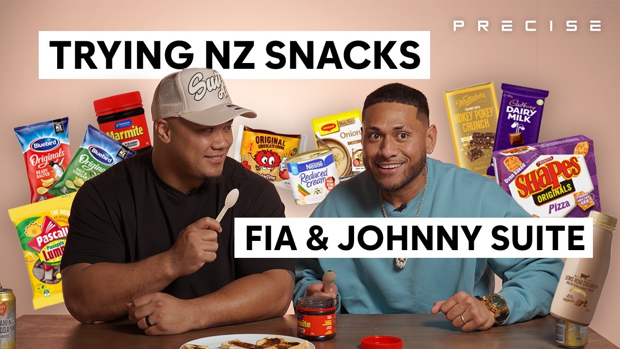 Johnny Suite and Fia Try NZ Snacks