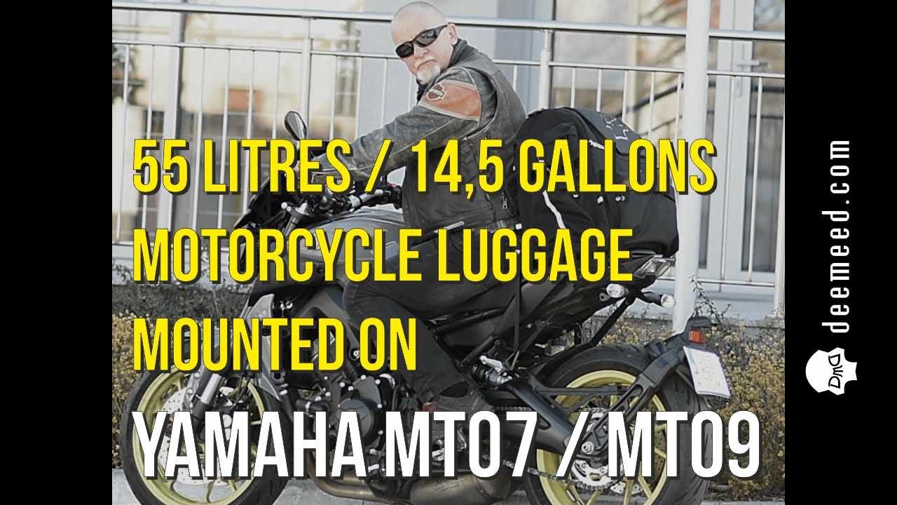 How to mount DEEMEED Discovery bag on the Yamaha MT07 / MT09 ? Loop mounting solution