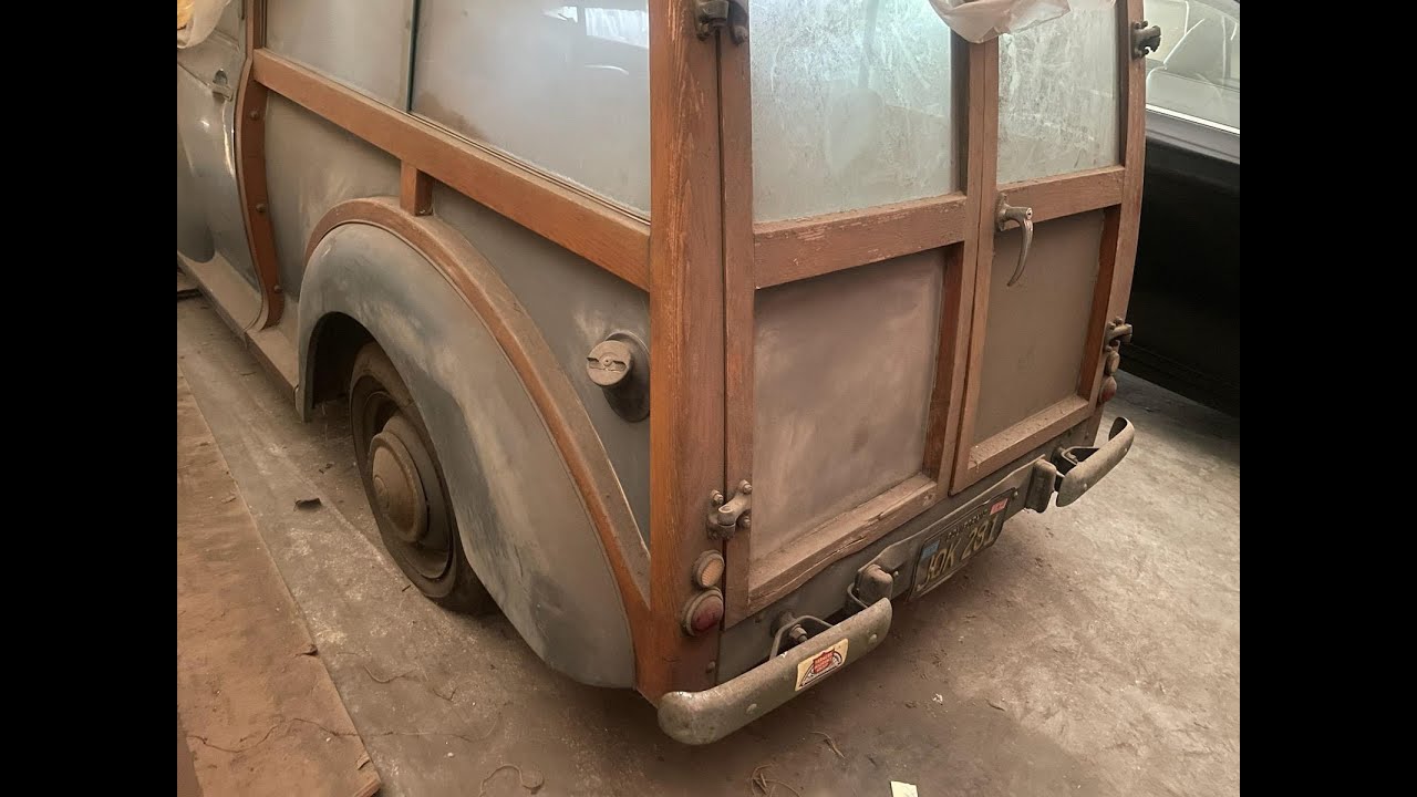 Barn-find woodie wagon! Hidden in an LA garage...since 1968