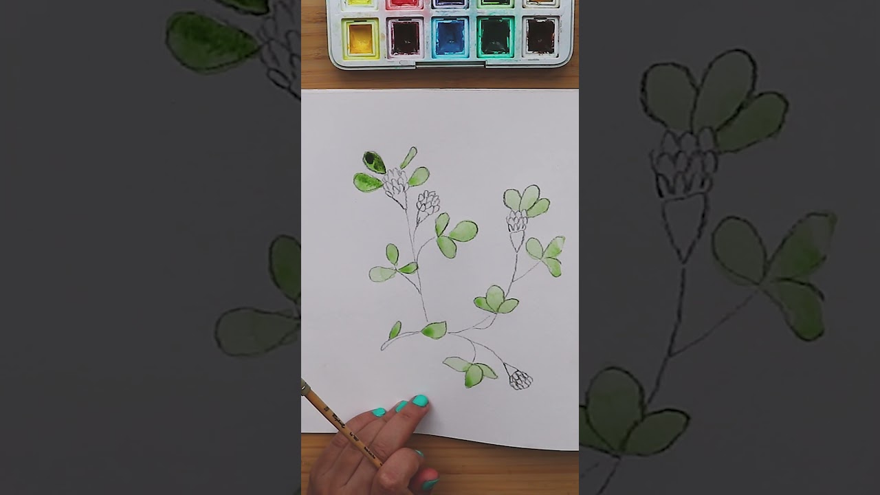 Painting through 'The Forest' by Dana Fox! #painting #shorts