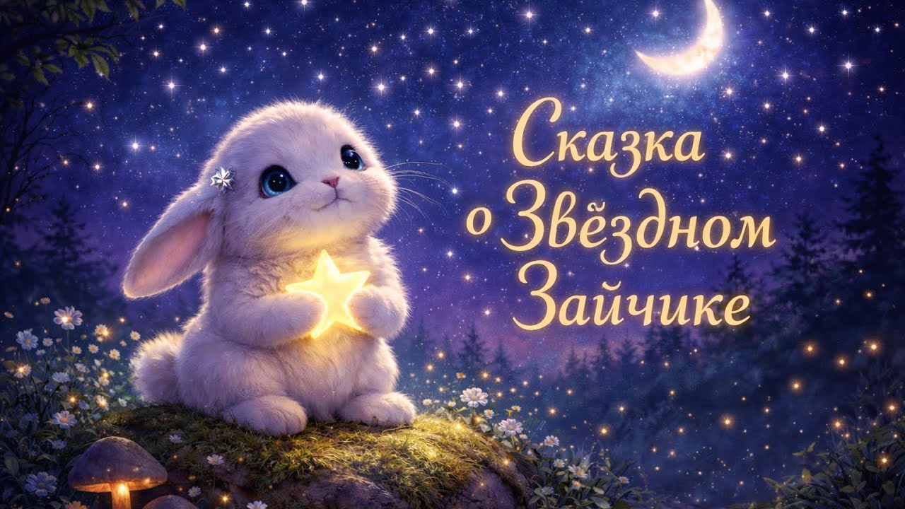 Сказка о Звёздном Зайчике 🌟 Добрая сказка на ночь для детей 