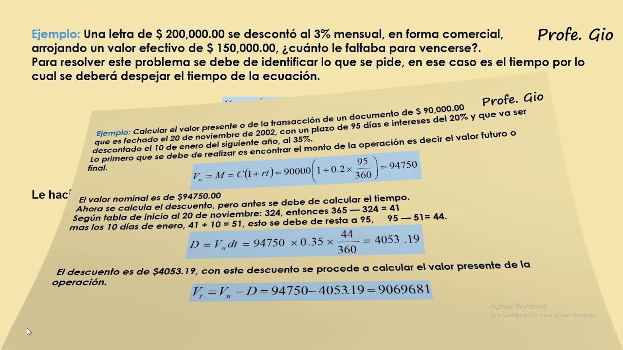 Descuento comercial o bancario