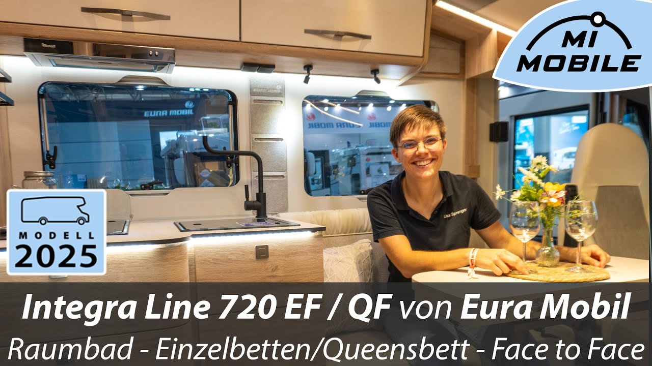 Messeneuheit - Eura Mobil Integra Line 720 EF und QF | Wohnmobil Caravansalon Düsseldorf