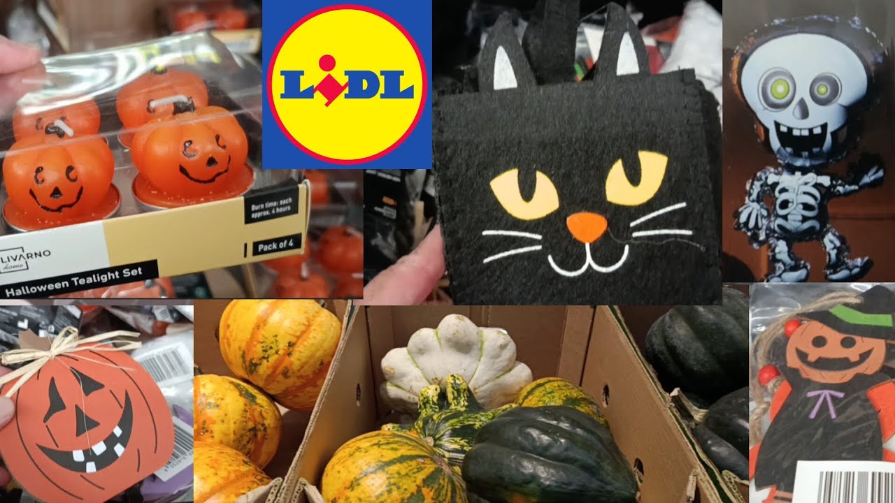 Livarno Home Halloween Decor and Pumpkin Collection in Middle of Lidle