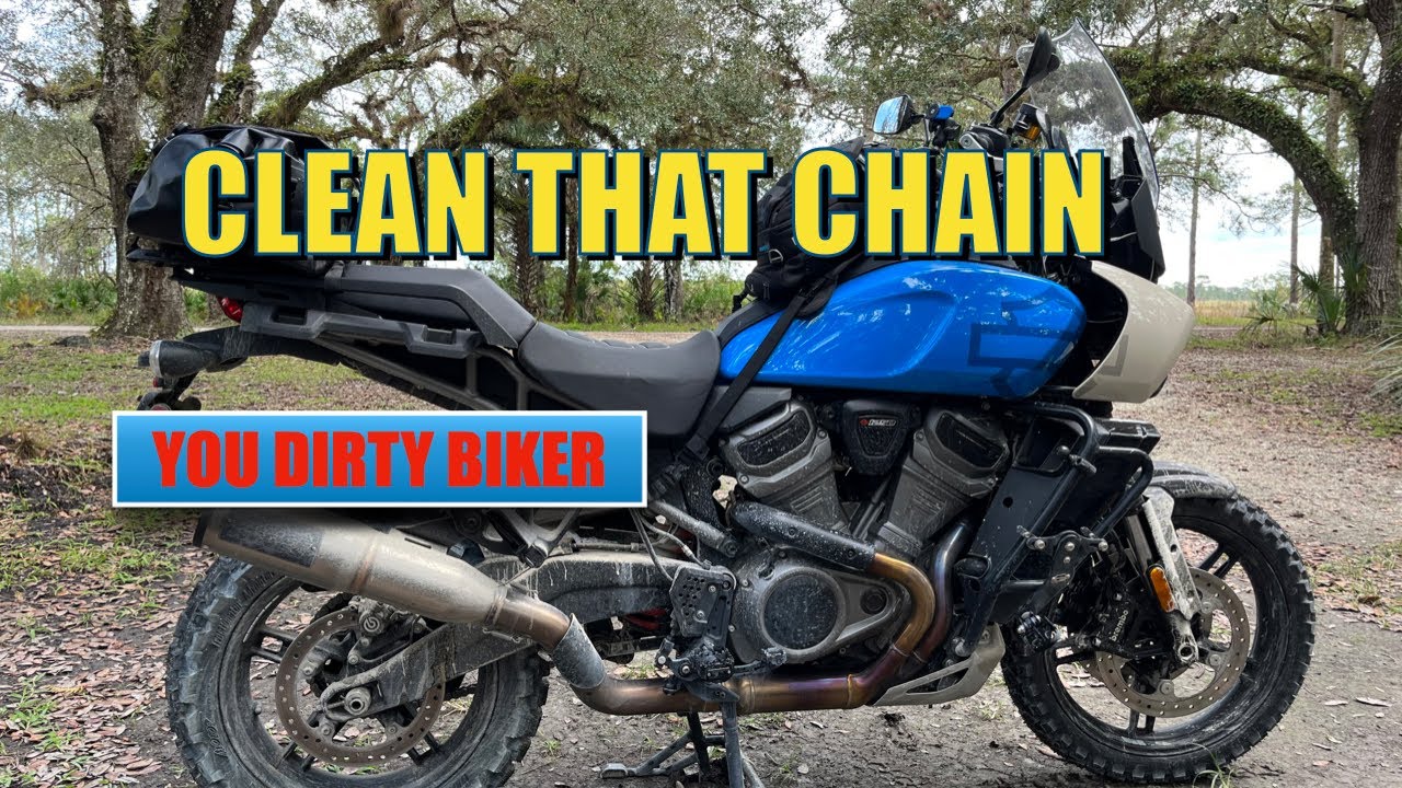 Harley Davidson Pan America Chain Maintenance
