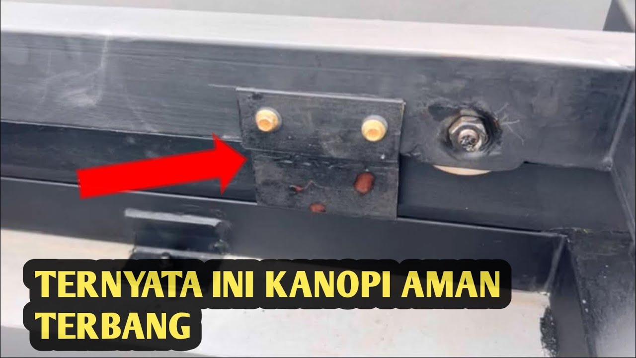 Ganti kanopi sliding buatan orang lain jadi kanopi slding baru dan keren kokoh