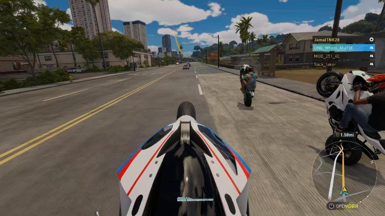 THE CREW MOTORFEST Bikelife Traffic Boyz wheelie Rideout Sport Bike edition