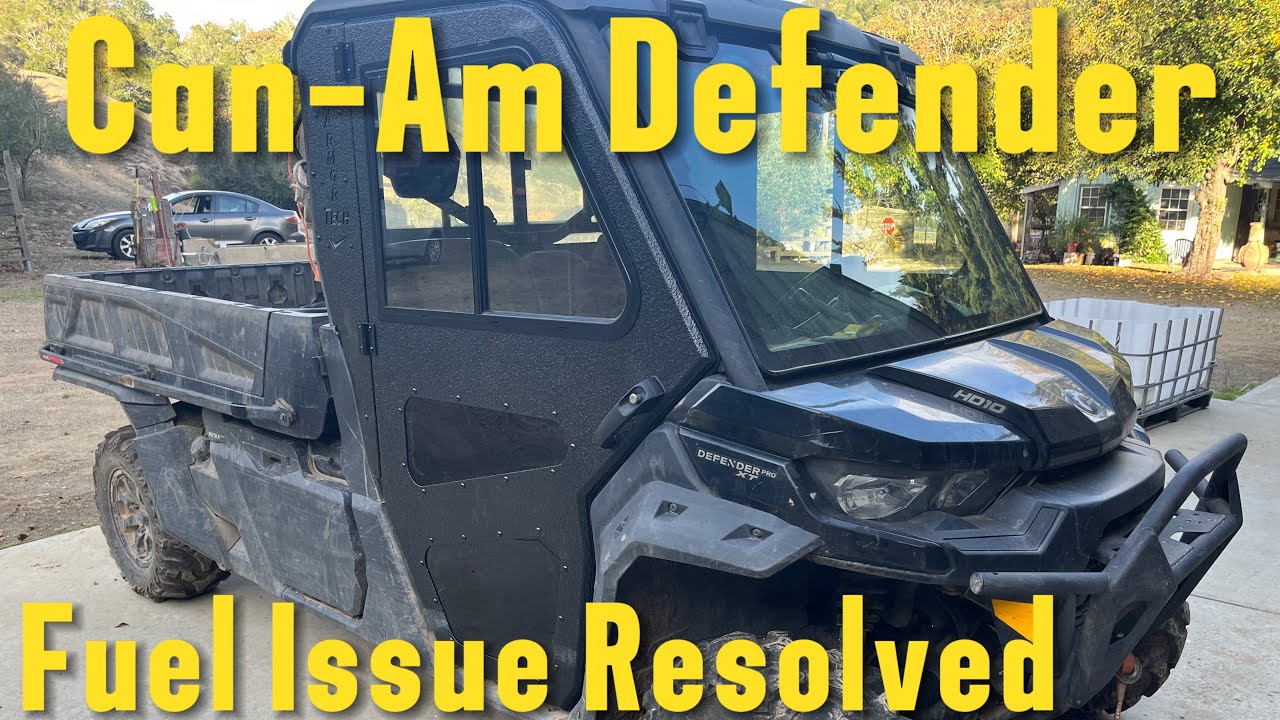 Can-Am Defender Loss of Power Fuel System Issue Resolved