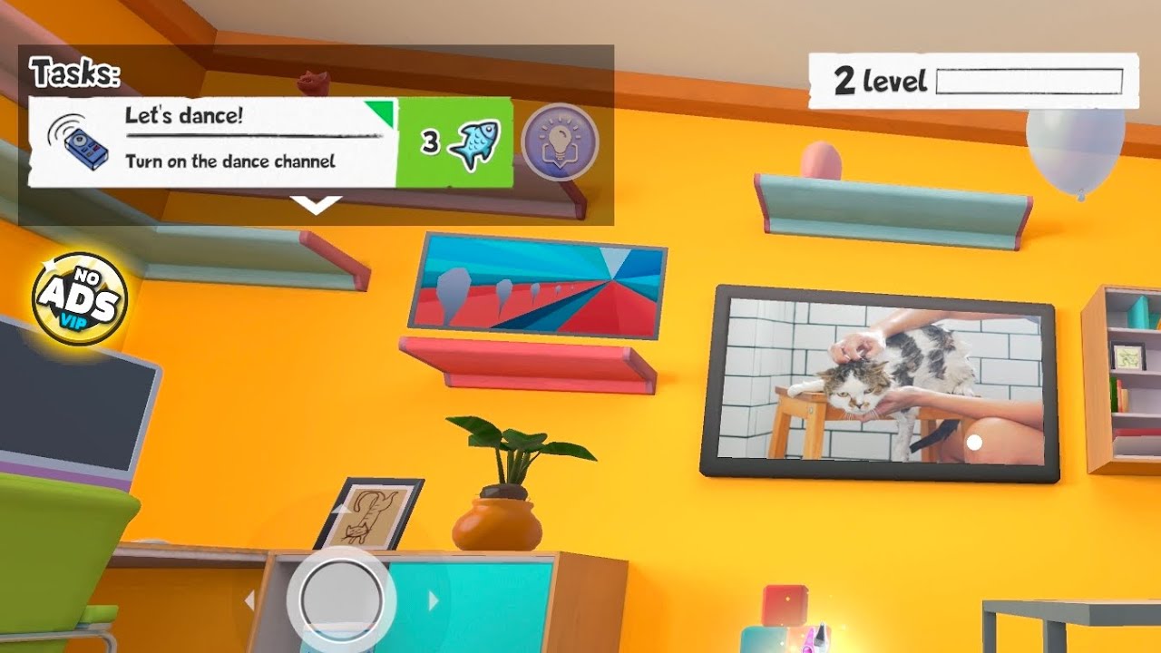 I am Cat - House Mission - Let's dance! Turn on the dance channel  Walkthrough