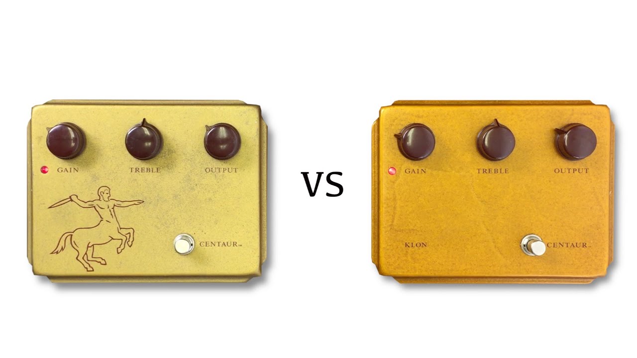 Klon Centaur Horsie vs Gold Klon Centaur