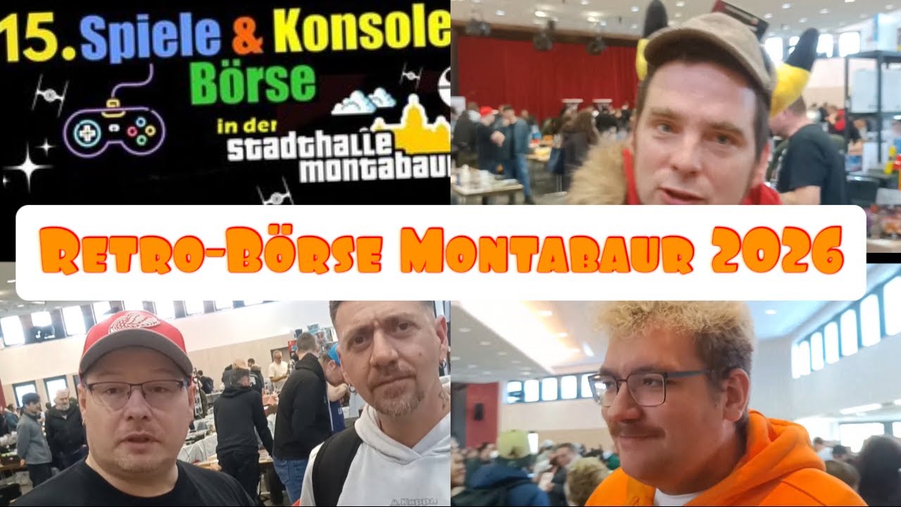 Retro - Börse Montabaur 2026 Spiele und Konsolen Retrobörse