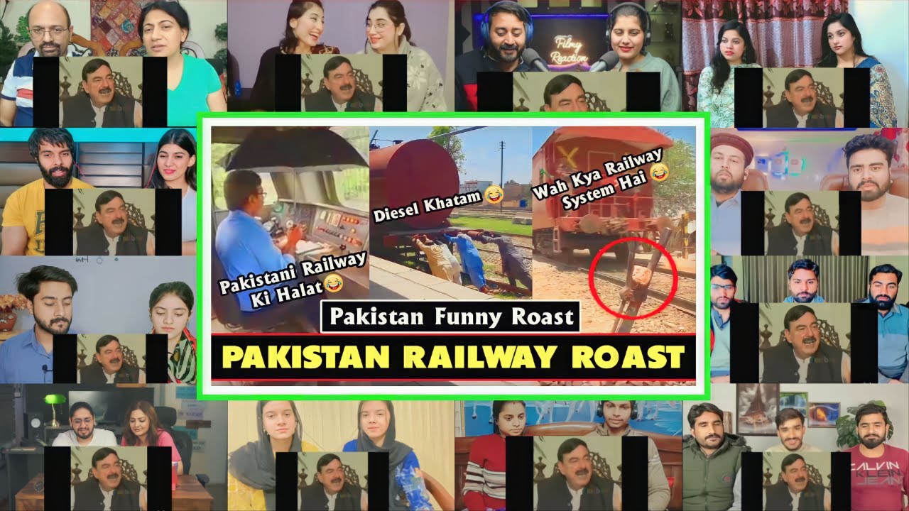 Pakistan Railway Roast Video Mashup 😂| Pakistan Funny Roast | Twibro Official | RC Mashup 🔥