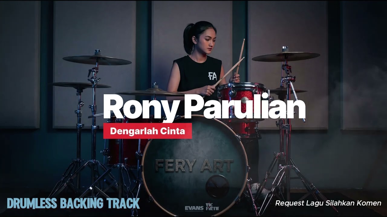 Dengarlah Cinta - Rony Parulian | Drumless Song