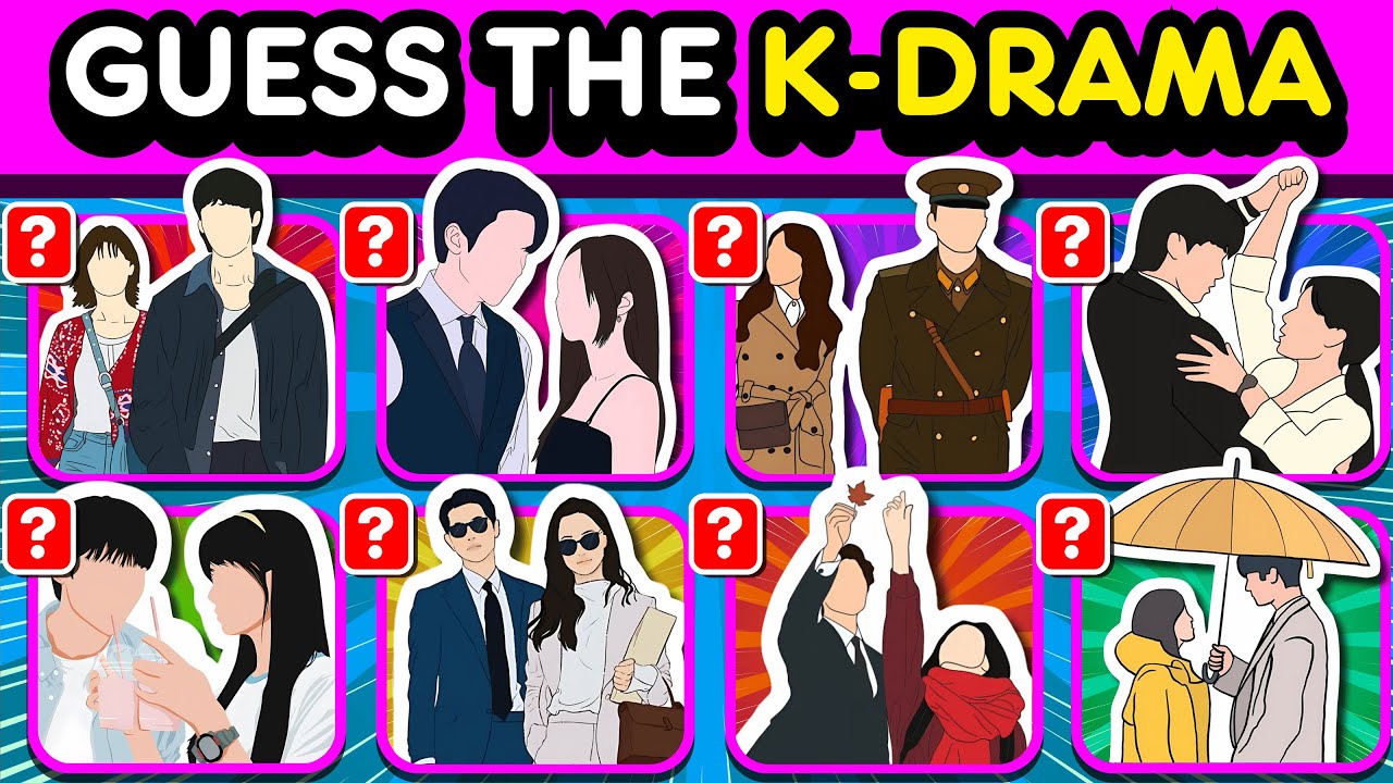 ⭐ Guess The K-DRAMAS By The STICKERS 🎬 | KDRAMA QUIZ