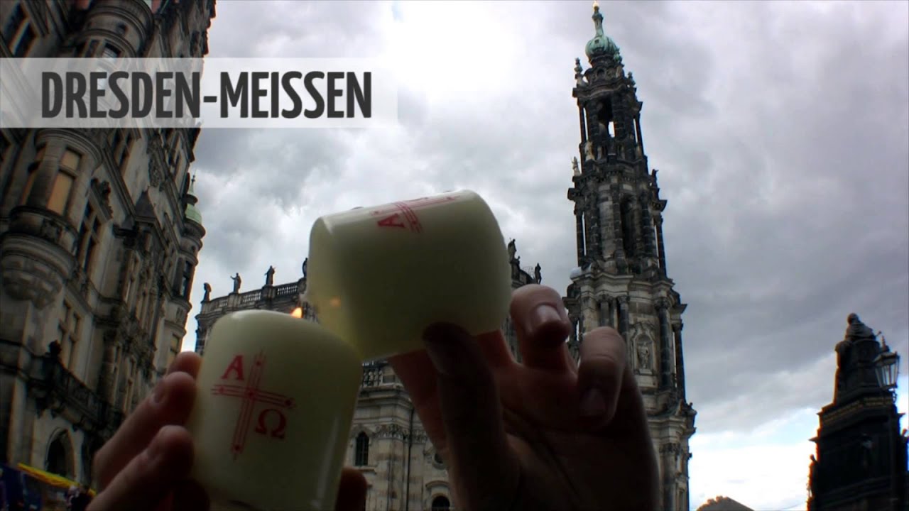 Das Licht der Osternacht, weitergegeben durch die Bist&uuml;mer Deutschlands