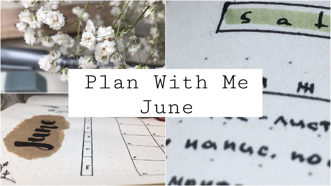 Оформление Планера На Июнь 2019 | Plan With Me | Bullet Journal | Оформляем Ежедневник | Идеи