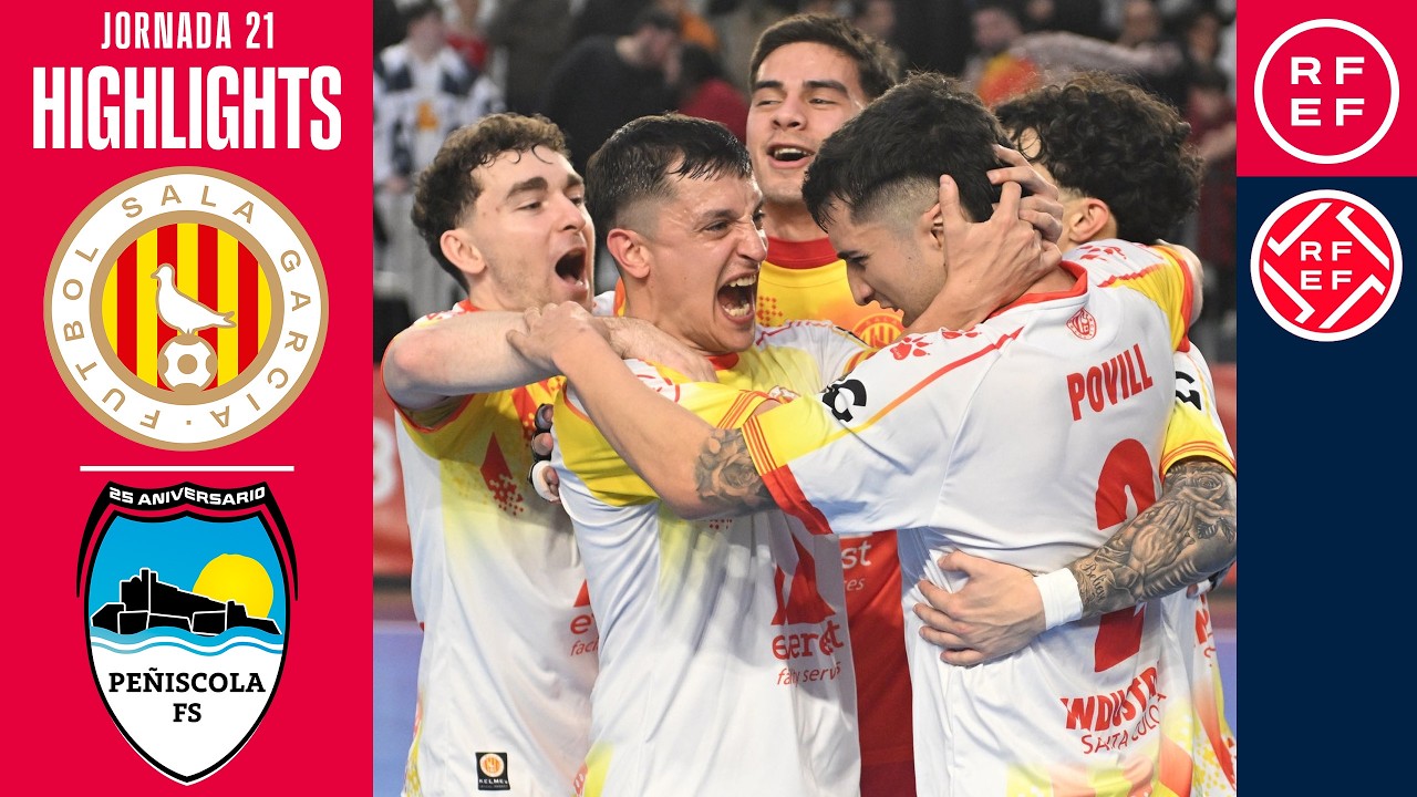 Resumen #PrimeraDivisiónFS | Industrias Santa Coloma 6-1 Servigroup Peñíscola | Jornada 21
