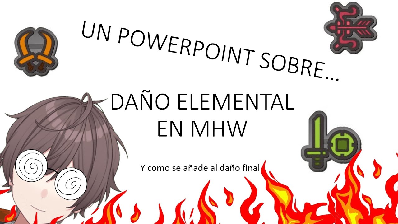 ¿Cómo madres se calcula el daño elemental en MHW? [MONSTER HUNTER WORLD]