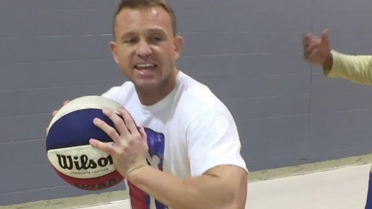 NO FEAR! Splitting a Trap-  Leg and Body First  - Teddy Dupay Basketball Camps