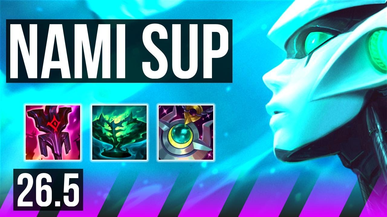 NAMI & Lucian vs KARMA & Samira (SUP) | 8k gold comeback, 19K damage | EUW Diamond | 26.5