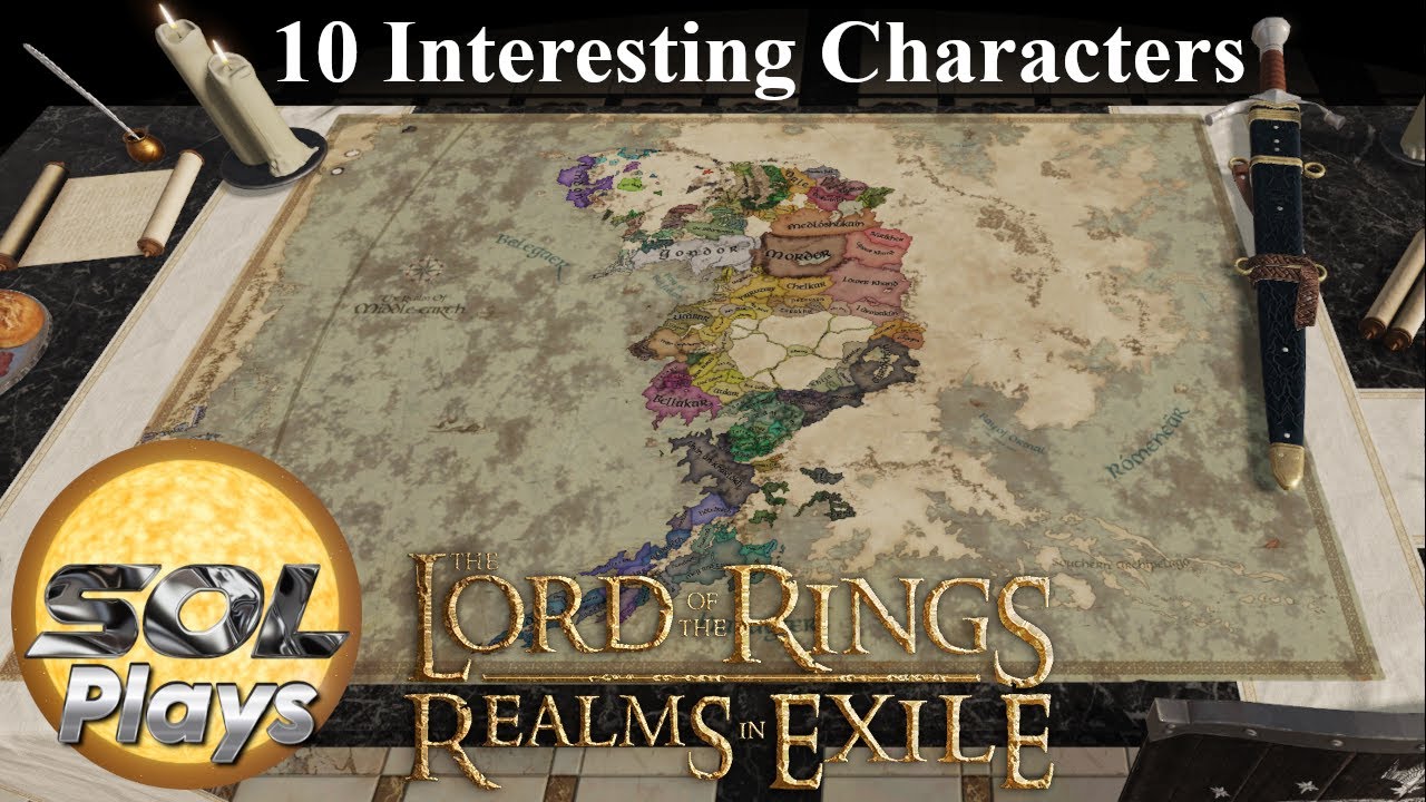 10 Interesting Characters in LOTR: Realms in Exile