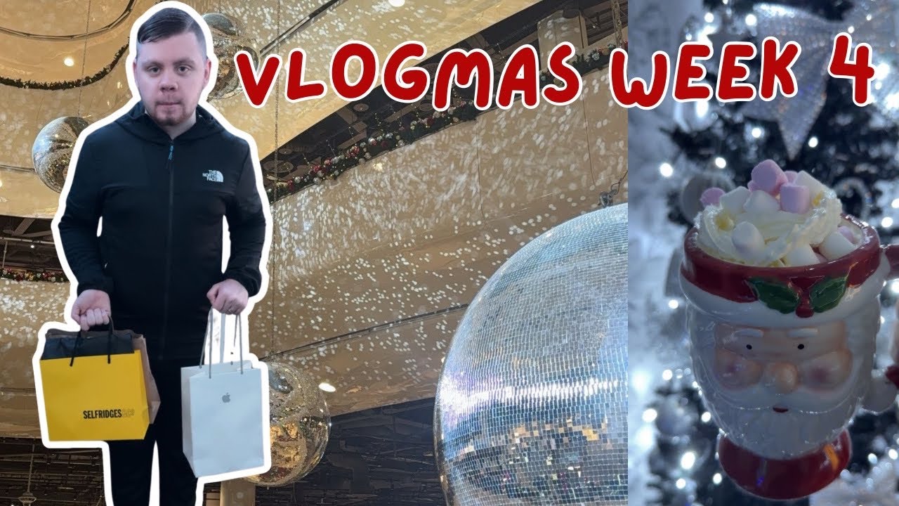 CHRISTMAS SHOPPING + CHRISTMAS MOVIE NIGHT VLOGMAS WEEK 4 
