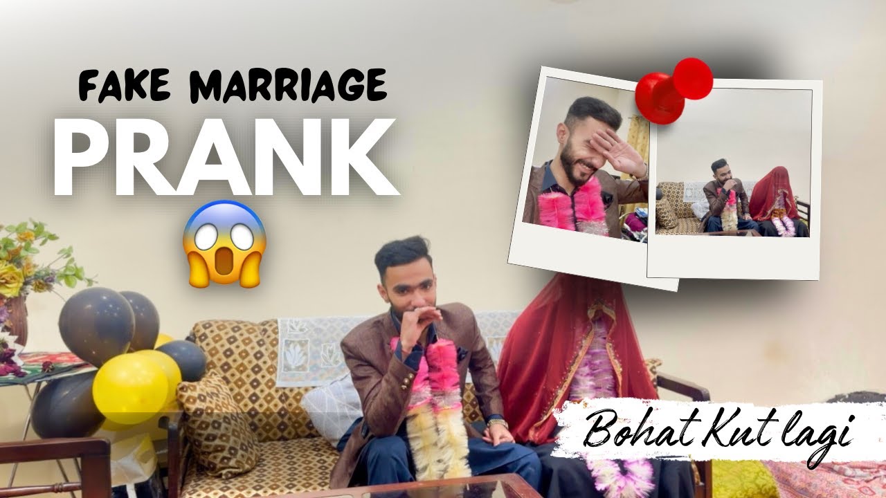 fake Marriage Prank | Bohat Kutt Lagi | Sab Ke Reaction dekhne wale the | Rajab World
